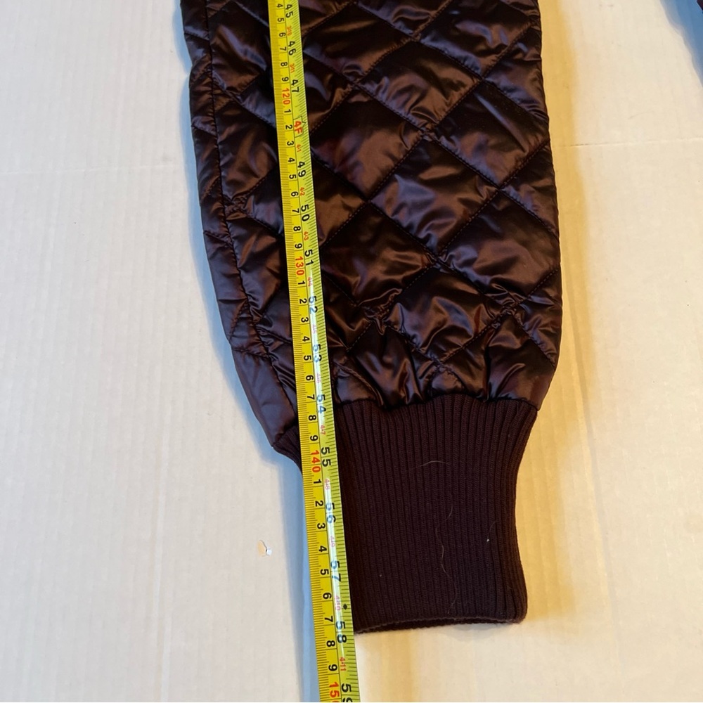LUXTON Sz L Woman’s Snow Ski The Original Jumpsuit Brown Red No.1.2 NWOT - Picture 6 of 16